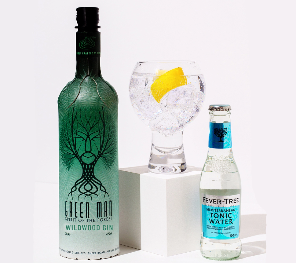 Silent Pool Distillers出產首款紙包裝琴酒Green Man Wildwood Gin