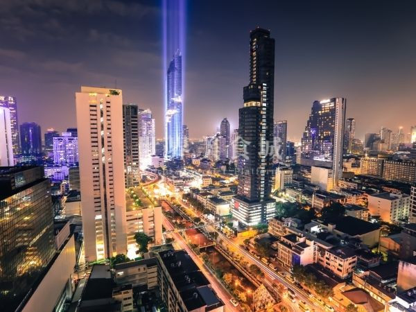 泰國曼谷城市夜景